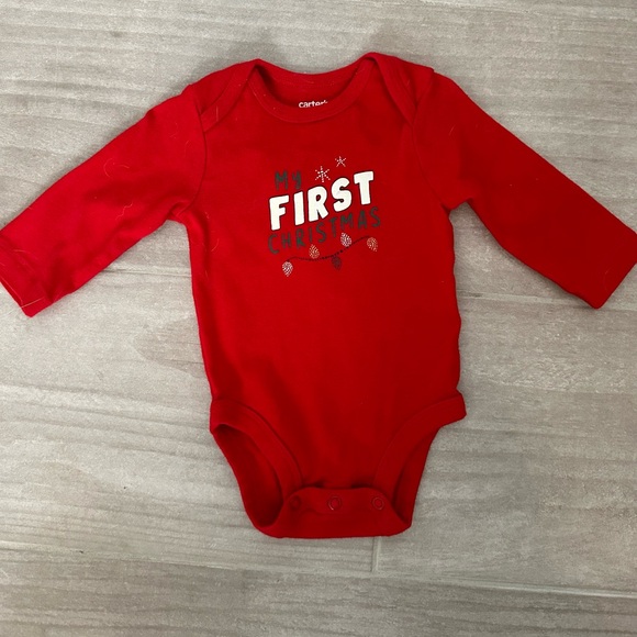 Holiday Bundle Christmas and Thanksgiving 0-3 months New or worn once - Picture 5 of 9